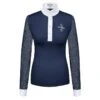 Fair Play Women's Cecile Long Sleeve Competition Shirt - Blue -Equestrian Supplies 712942 800 800