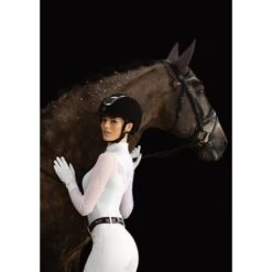 Fair Play Women's Cecile Long Sleeve Competition Shirt - Blue -Equestrian Supplies 712943 800 800