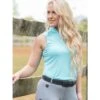 FITS Women's Tori Sleeveless Shirt - Aqua -Equestrian Supplies 716440 800 800